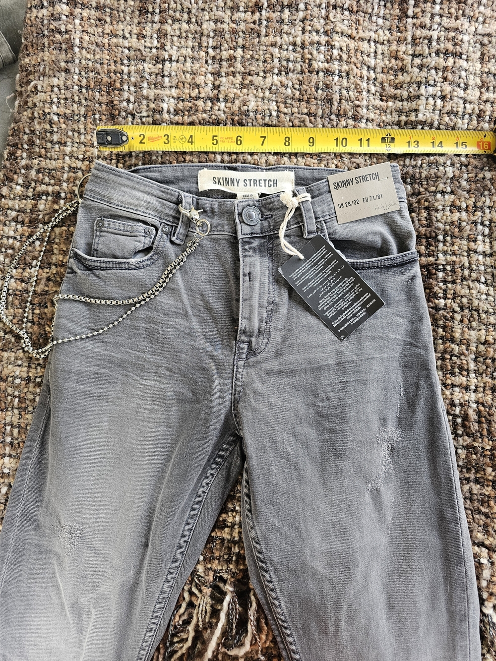 New Look Skinny Stretch Gray Skinny Jeans